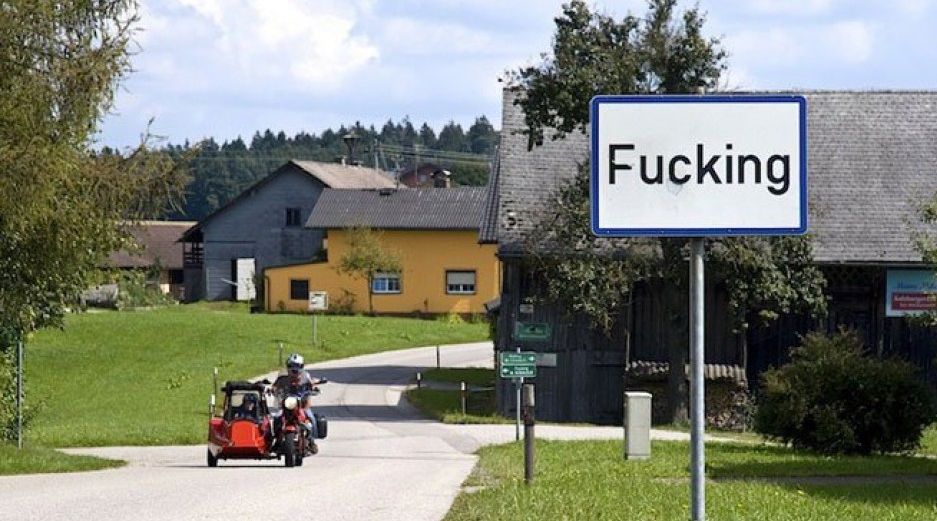 деревня Fucking В Австрии